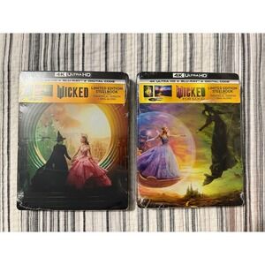 Wicked and Wicked: For Good Steelbook Bundle 4K Ultra HD Blu-Ray